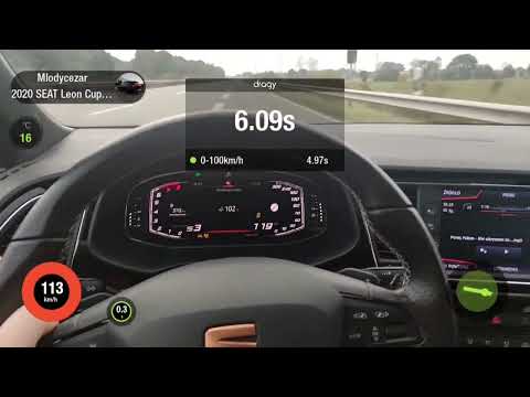 Seat Leon Cupra 300ST 4Drive DSG 7 OPF/GPF Launch Control 0-100kmh, 100-200kmh Dragy