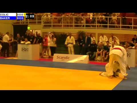Judo Nordic Championships 2014: M1M8-90: COLIC - BAKER