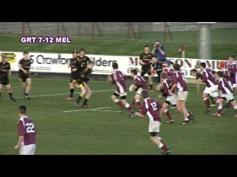 GALA RED TRIANGLE v MELROSE U15 - MATT LOCHRIE CUP 2014 - RUGBY HIGHLIGHTS