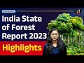 India State Of Forest Report 2023 Tree Cover InNews Drishti IAS English