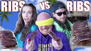 3-2-1 Ribs VS Low & Slow Smoked Ribs! Backyard BBQ Battle!