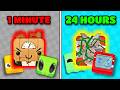 Opening Blooket Packs For 1 Second VS 24 HOURS