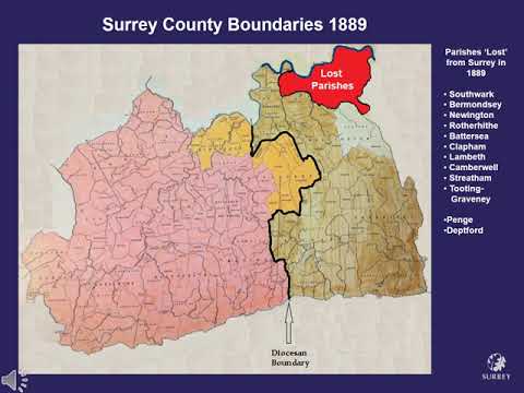 The changing boundaries of Surrey, Jane Lewis talks about finding records.