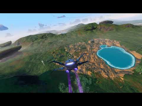 Landing on a Planet - No Man's Sky