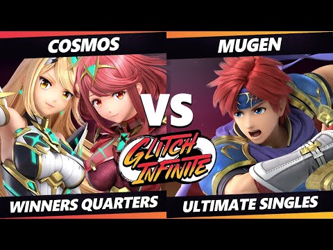 Glitch Infinite Winners Quarters - Cosmos (Pyra Mythra) Vs. Mugen (Roy) - SSBU Ultimate Tournament