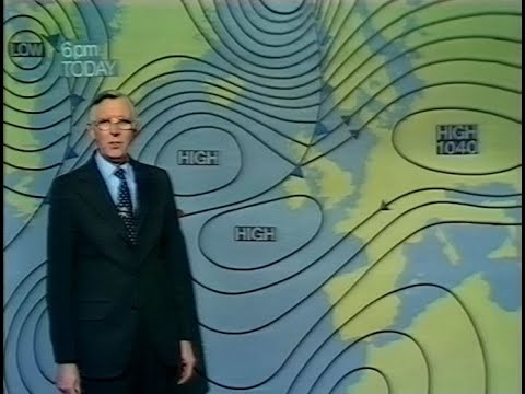Weather Forecast with Jack Scott 13th January 1980