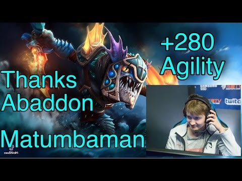 MATUMBAMAN PERSPECTIVE | SLARK +280 AGILITY | THANKS ABADDON | 9K MMR | DOTA 2 PRO GAMEPLAY 7.03