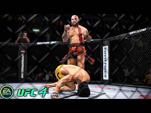 UFC 4 | Bruce Lee VS Kratos(God of War) |  EA SPORTS UFC 4