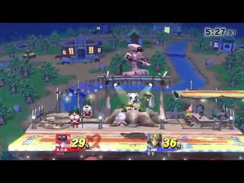 Laf. Sm4sh @ SnB 13 - Gingah (R.O.B.) vs. Chian (Link)