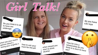 GIRL TALK WITH MY MUM!😳💕- S*x, Relationship's, Drinking &amp; More! *Juicy Edition*😛