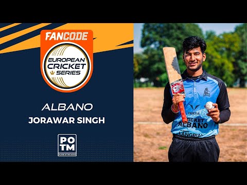 POTM: J.Singh - ALB vs MU | Highlights | FanCode ECS Milan, 2022 Day 6 | ECS22.357