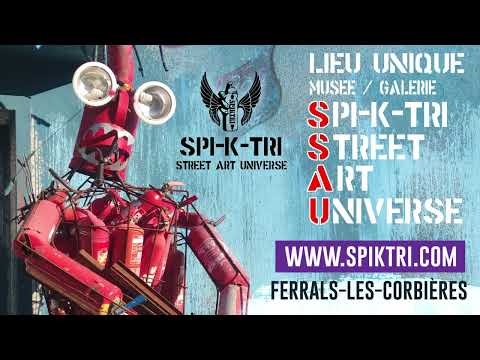 Visite immersive dans le Musée Spiktri Street Art Universe. Musée d'art urbain en Occitanie. 