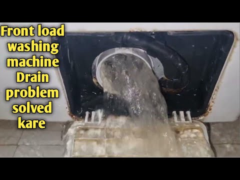 Samsung front load washing machine not draining | Front load washer not spinner clothes dry|#samsung