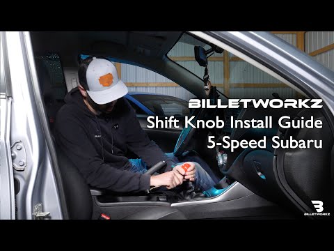 Billetworkz - 5-Speed Subaru Shift Knob Install Guide (WRX, Forester, Legacy, Impreza, etc)