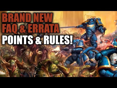 Breaking Down The Latest FAQ & Errata! 0k Errata and FAQ! │ Warhammer 40k 9th Edition
