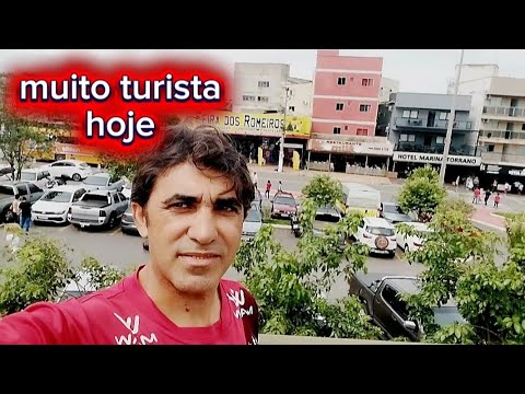 A cidade hoje ta movimentada ,muitos turista;trindade goias