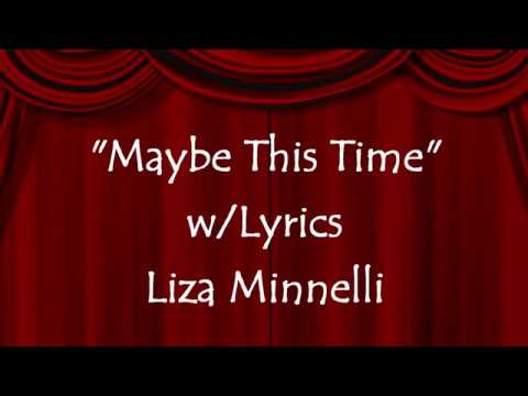 Maybe This Time (Lyrics On Screen) Liza Minnelli, Cabaret Lyrics