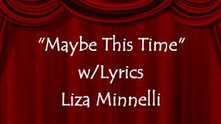 Maybe This Time (Lyrics On Screen) Liza Minnelli, Cabaret Lyrics