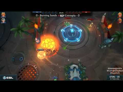 ESL Go4 Battlerite November Finals - Burning Sands vs. Entropia (Semi Finals)