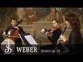 Weber | Quintett B-Dur für Klarinette und Streichquartett op. 34