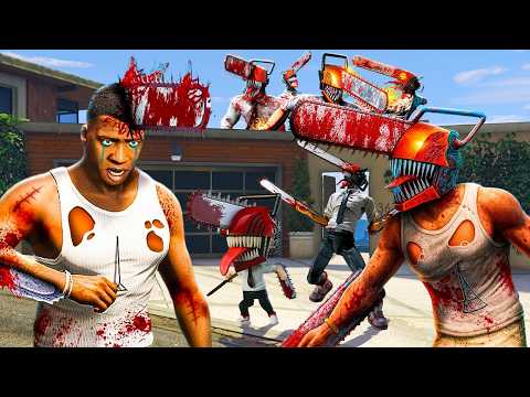 ФРАНКЛИН БЕНЗОПИЛА АДАМДАРДЫҢ БАНДАСЫНА КІРДІ (GTA V)