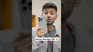 Iphone Storage Full 🤯📲