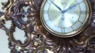Syroco Starburst Sunburst 8 Day Wind Up Clock