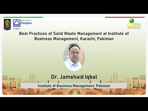 Dr. Jamshaid Iqbal, Representative of President, Institute of Business Management, Pakistan