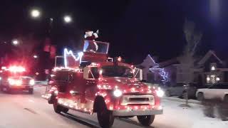 Santa Parade drive by.