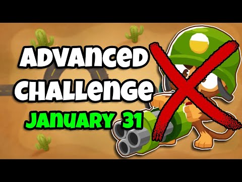 BTD6 Advanced Challenge | 2.2.2 Monkey vs 5%Moab | 31.01.2023 [NO DARTLING GUNNER]