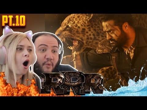 RRR MASS INTERVAL SCENE REACTION | BHEEM VS RAM | RRR Movie Reaction Part 10 | RRR | Producer Reacts