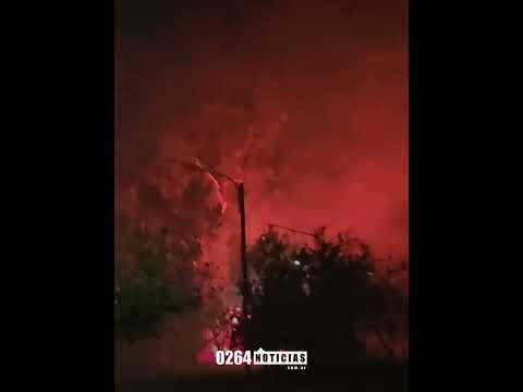 🚨 URGENTE:  Incendio en RAWSON 🚒 San Juan