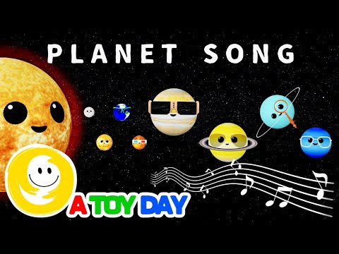 PLANET SONG 🎶🛸🌎🪐🚀🎶 | Mercury Venus Earth Mars Jupiter Saturn Uranus Neptune #atoyday #planetsong