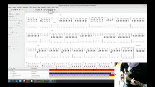 Darkthrone / The Winds They Called The Dungeon Shaker - played on Fedora 39 with TuxGuitar