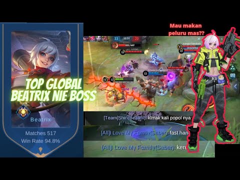 Beatrix win rate 94% gameplay | Top Global Beatrix |