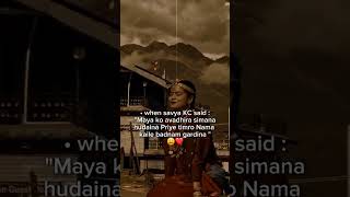 when savya KC said ....