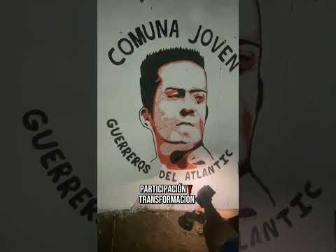 Juventud de la Comuna Guerreros del Atlántico (Caroní, Bolívar) realizó un mural en el eje Atlántico