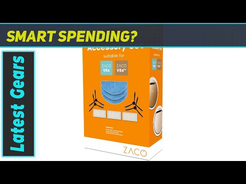 ZACO V5sPro/V5x Accessory Set: Maximize Your Robot Vacuum's Performance!
