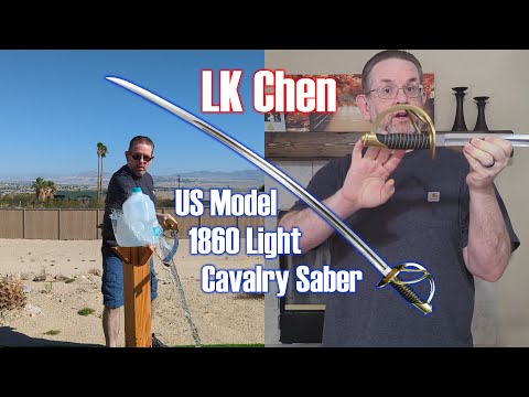 Best saber reproduction on the market? LK Chen US Model 1860 Light Cavalry Saber impressions #sword