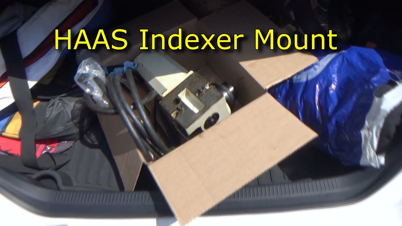 199 Haas Servo Indexer Mount for Harig Surface Grinder