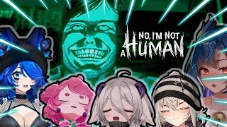 Vtubers play Im not a human: first reaction to a pale man (compilation)