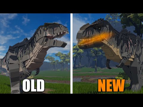 Jurassic Blocky Giganotosaurus OLD VS NEW Comparison