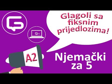 Njemački za 5: Glagoli sa fiksnim prijedlozima (epizoda 26)