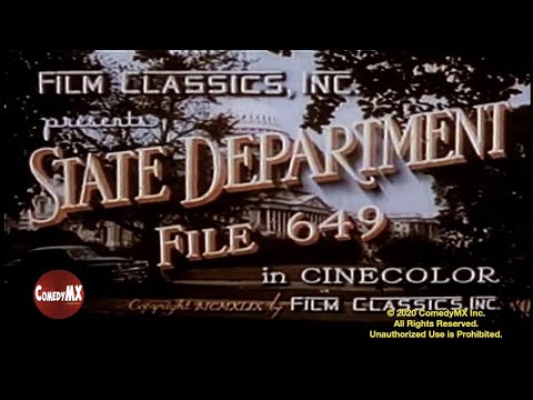 State Department: File 649 (1949) | Full Movie | William Lundigan | Virginia Bruce | Jonathan Hale