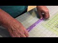 Tapering end strip for Jelly Roll Rug v Tapering end strip for Jelly Roll Rug v