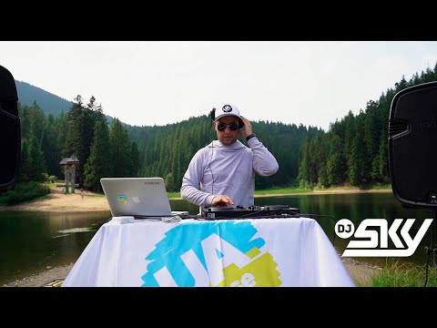 ?Dj Sky live @ Lake Synevyr in the Carpathian Mountains · Ukraine ?