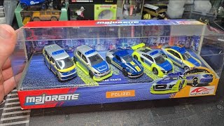 Majorette Polizei Tune it safe Giftpack! A German Müller Exclusive. Let's have a look. Diecast Cars 