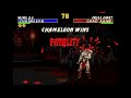 Ultimate Mortal Kombat Trilogy Genesis Playthrough As MKT Chameleon