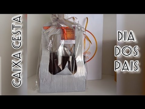 cesta de microondulado DIA DOS PAIS 2023