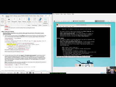 CBROPS - 9.3.8 Lab - Exploring Nmap